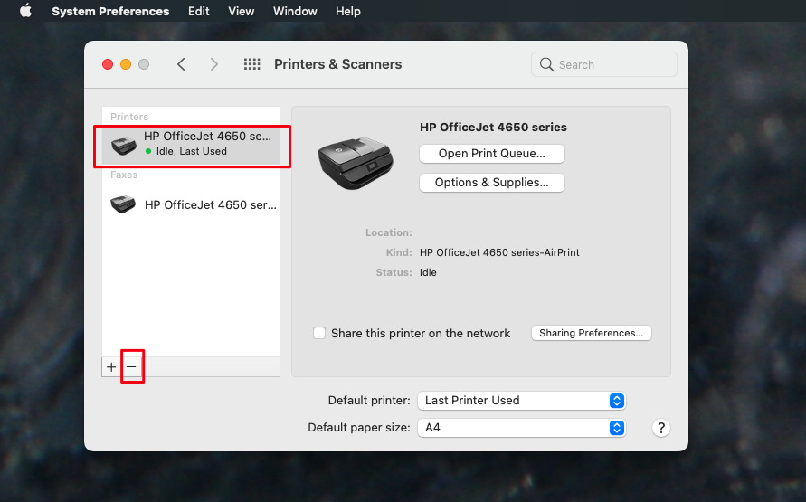hp printer help for mac